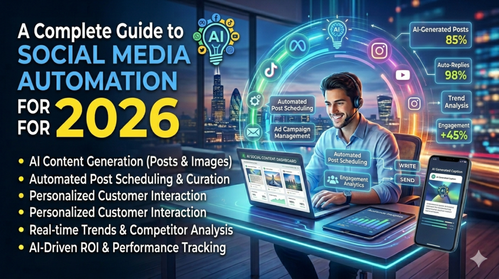 Use best AI tools in 2026 for Social Media Automation